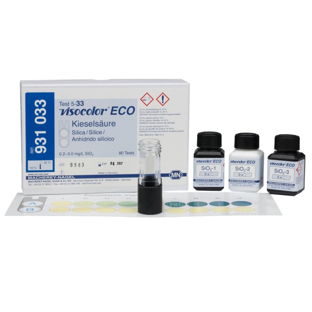 VISOCOLOR ECO Krzemionka, 0,2-3,0 mg/l, 80 ozn.