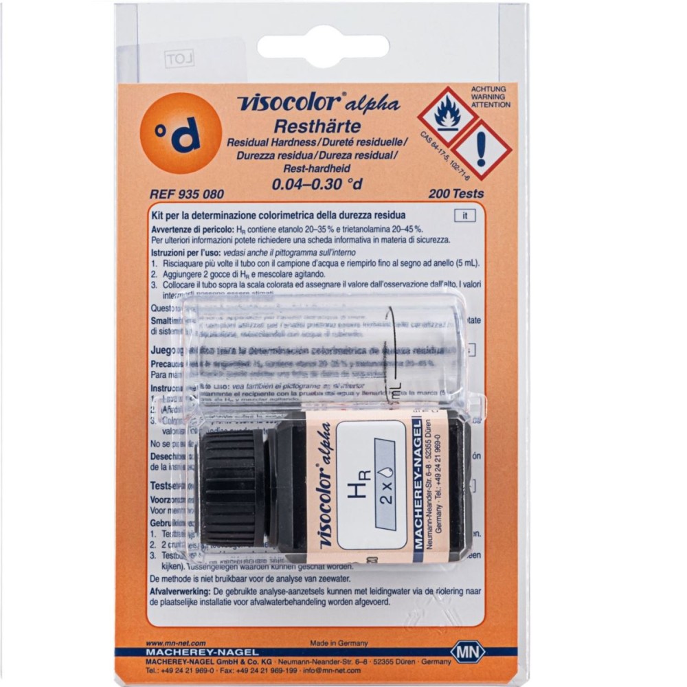 VISOCOLOR ALPHA Twardość resztkowa,0,04-0,30 °d