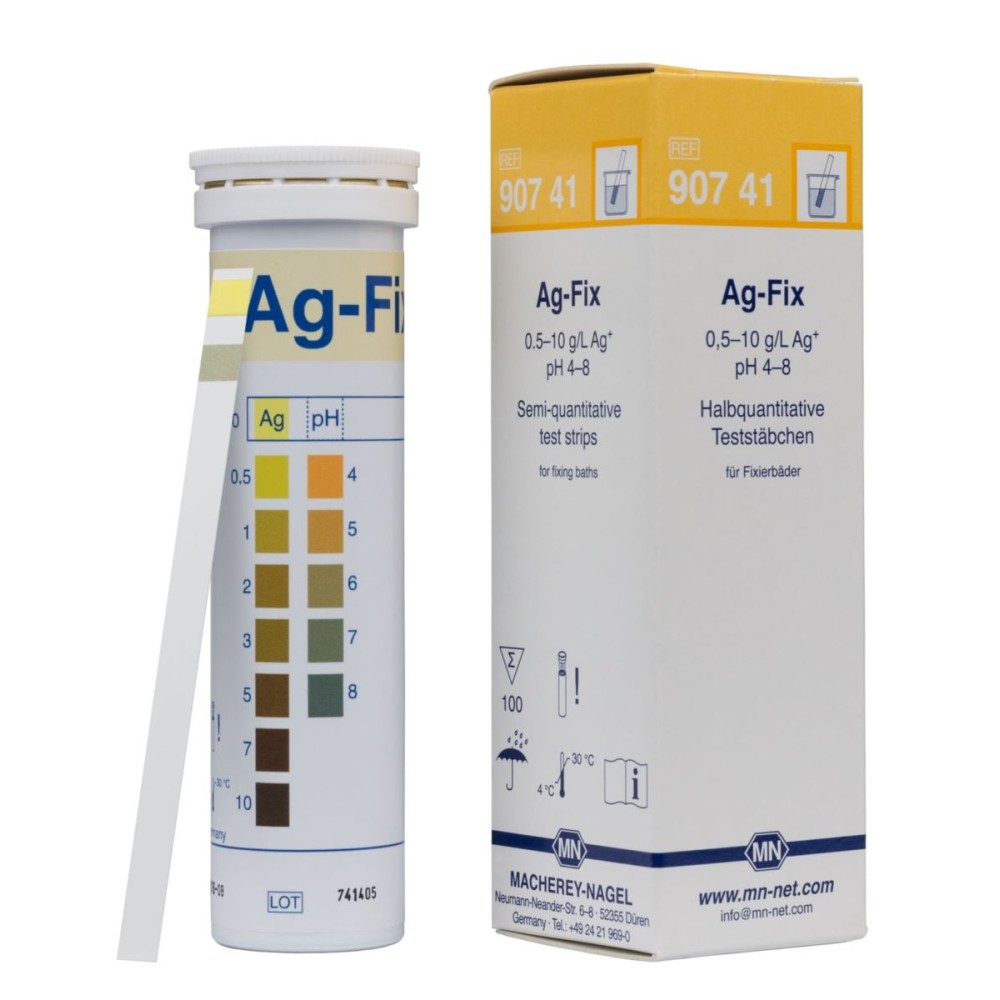Ag-Fix Srebro i pH, Paski wskaźnikowe, 100 sztuk