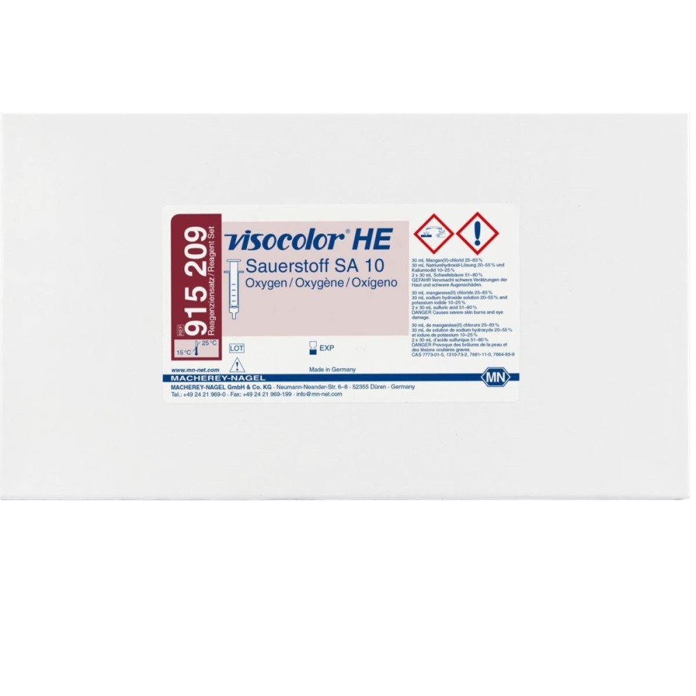 Uzupełnienie VISOCOLOR HE Tlen SA 10, 0,2-10 mg/l