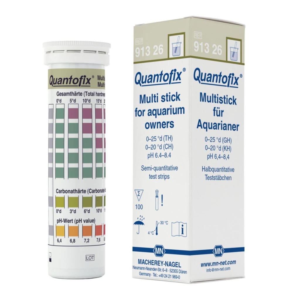 QUANTOFIX Woda akwaryjna Paski do ozn. póil., MN