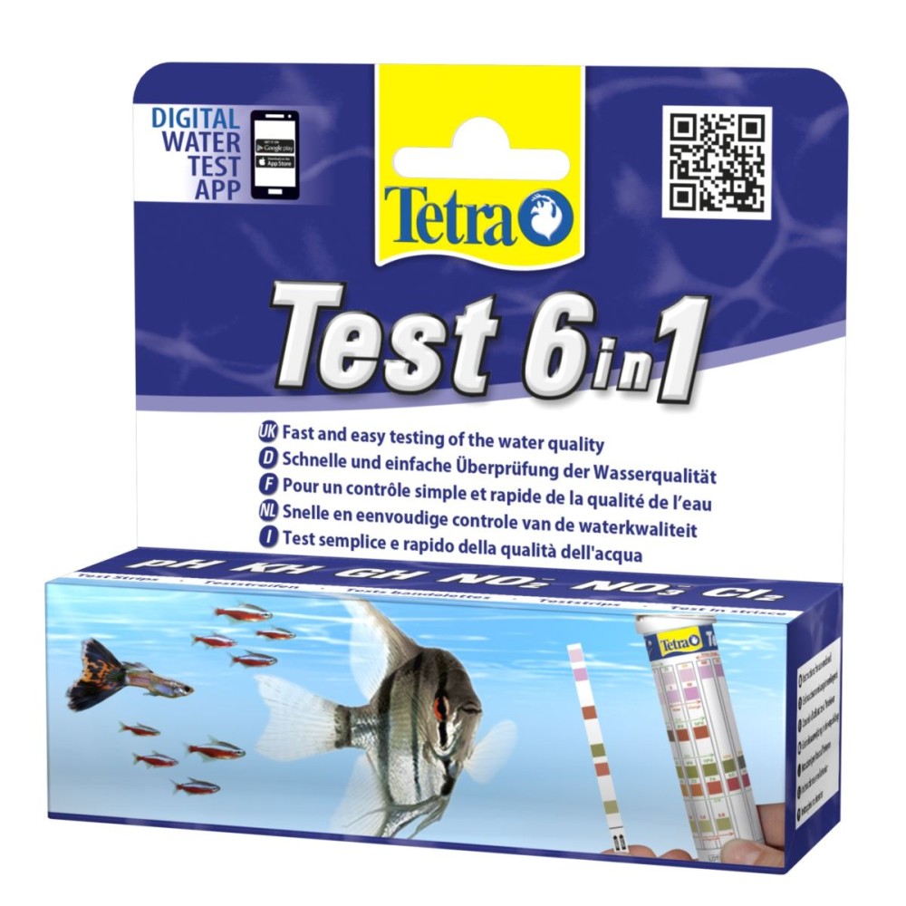 TETRA Test 6in1 25 szt. szybka kontrola jakości