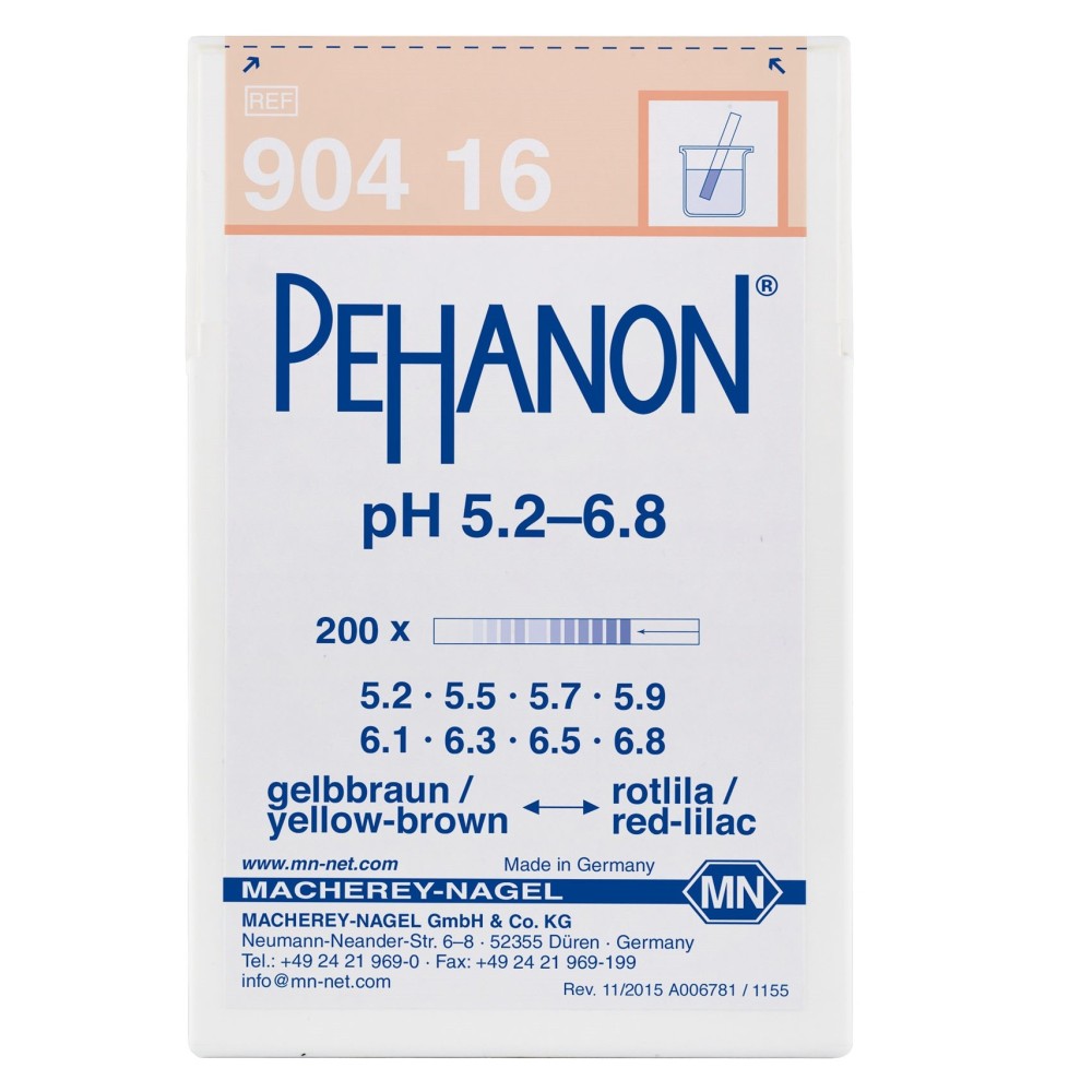 PEHANON Papierki wskaźnikowe pH 5,2-6,8, MN