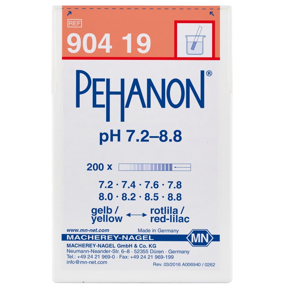 PEHANON Papierki wskaźnikowe pH 7,2-8,8, MN