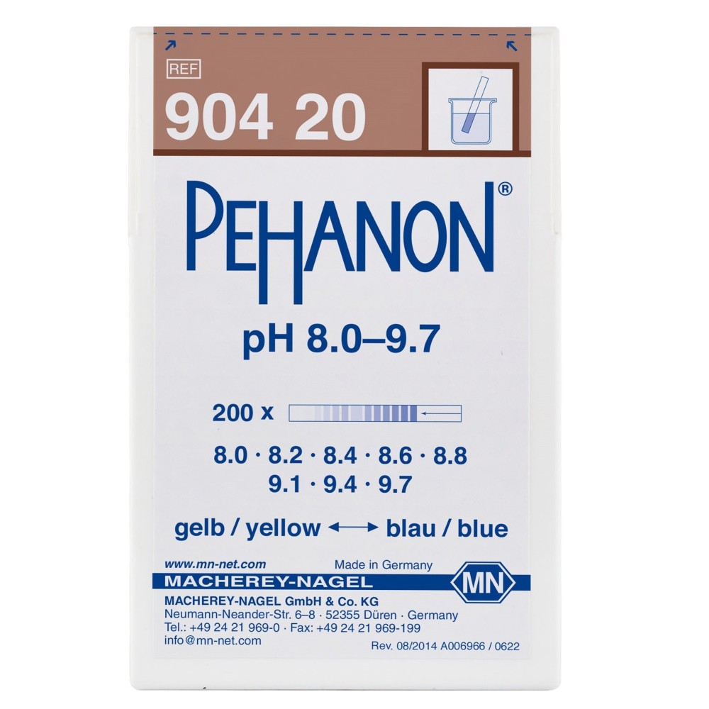 PEHANON Papierki wskaźnikowe pH 8-9,7, MN