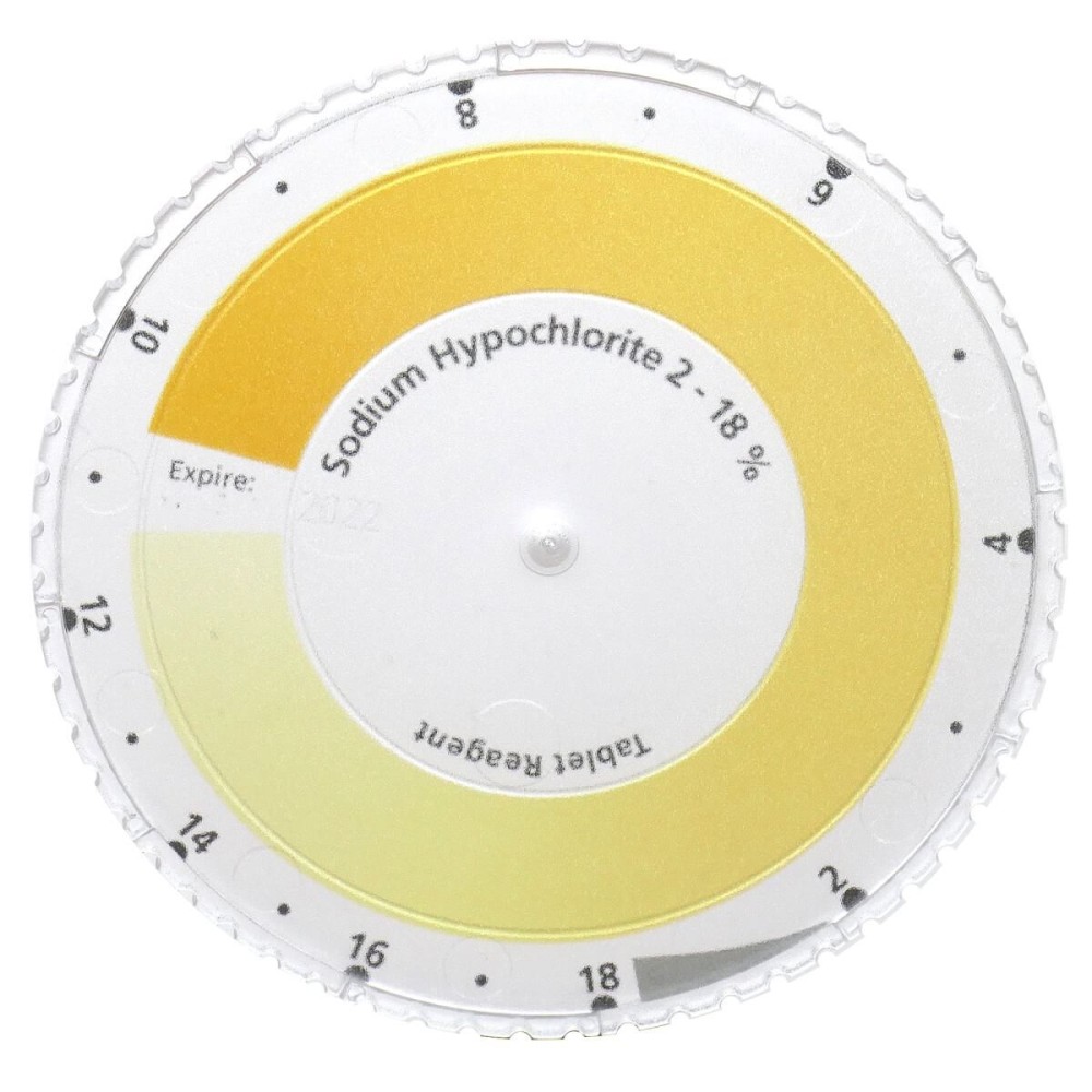 Checkit barwny dysk Podchloryn sodu, LOVIBOND