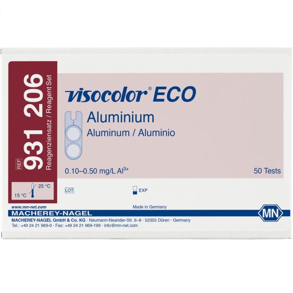 Uzupełnienie VISOCOLOR ECO Aluminium, 0,1-0,5 mg/l