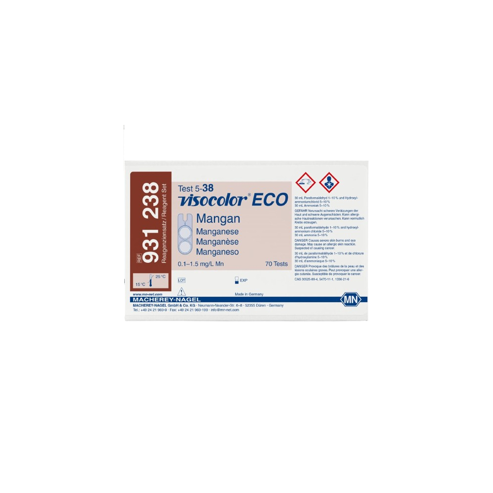 Uzupełnienie VISOCOLOR ECO Mangan, 0,1-1,5 mg/l